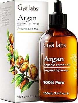 Gya Labs USDA Organic Argan Oil for Hair Growth - 100% Pure Cold-Pressed Moroccan Argan Oil for Skin & Face - Moisturizing Argan Hair Oil for Lotions, Soaps & Hair Conditioners (100ml) on Amazon.ae - Price Tracker