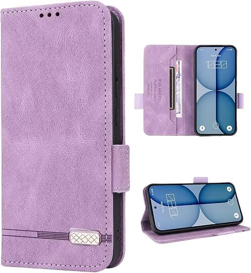 COQUE Motorola Moto G77 5G Cell Phone Case,Built-in Magnetic Flip Protective Case,Card Slot Design for Motorola Moto G77 5G Purple on Amazon.ae - Price Tracker