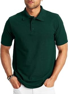 Hanes Men’s X-Temp Short Sleeve Polo Shirt, Midweight Men's Shirt - Amazon.sa Price Tracker