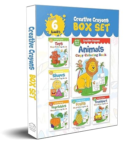 Creative Crayons Super Pack : My First Art Series - A Pack Of 6 Crayon Copy Colour Books on Amazon.ae - Price Tracker