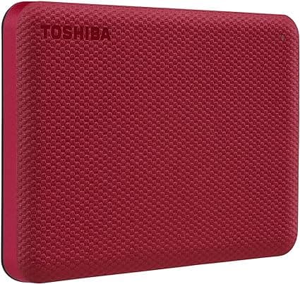 TOSHIBA Canvio Advance 1TB Portable External Hard Drive USB 3.0, Red - HDTCA10XR3AA on Amazon.ae - Price Tracker