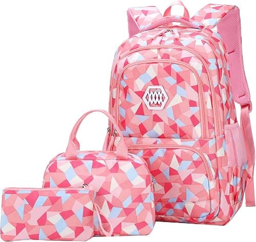 JiaYou Girl Flower Printed Primary Junior High University School Bag Bookbag Backpack على Amazon.ae - متتبع الأسعار