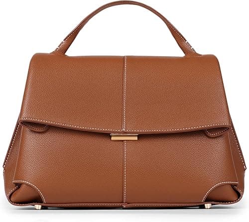 Top Handle Bag Handbags Large Faux Leather Satchel Bags for Women Luxury Designer Business Crossbody Work Tote Purse on Amazon.ae - Price Tracker