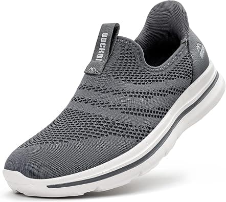 ODCKOI Slip On Sneaker Men's Hands Free Sports Shoes Slip-Ins Wide Toe Box Walking Lightweight Jogging Shoes Outdoor Breathable Road Running Trainers on Amazon.ae - Price Tracker