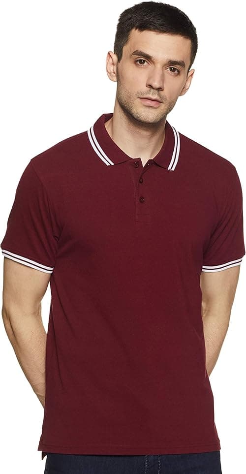 Amazon Brand - Symbol Men's Solid Regular Fit Polo (CT-Single) on Amazon.ae - Price Tracker
