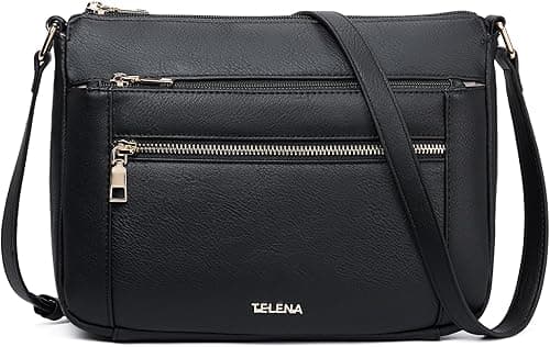 Telena Crossbody Bags for Women, Leather Cross body Purse Shoulder Bag With Adjustable Strap on Amazon.ae - Price Tracker