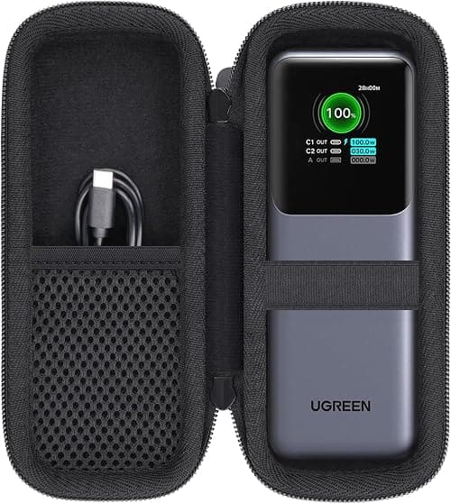 Hard Portable Travel Case Compatible with UGREEN Nexode Power Bank Portable Charger,Case Only, Black Case, Case for 25000mah 200w, Case for 25000mAh 200W on Amazon.ae - Price Tracker