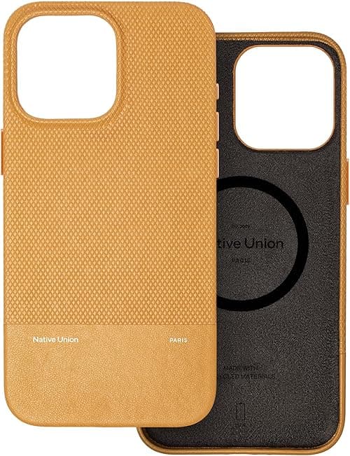 Native Union (RE)Classic Leather Case w/ Magsafe for Apple iPhone 16 Pro Max 6.9" 2024| Italian Leather from Recycled Materials, 6-Ft Drop & Scratch Protection, Raised Edges, Wireless Charging - Kraft on Amazon.ae - Price Tracker