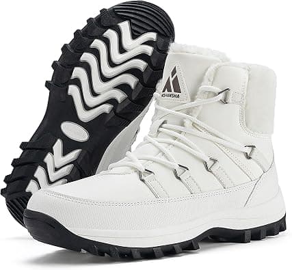 Mishansha Women's Winter Shoes Warm Lined Winter Boots Non-Slip Outdoor Snow Boots Size 36-42 on Amazon.ae - Price Tracker