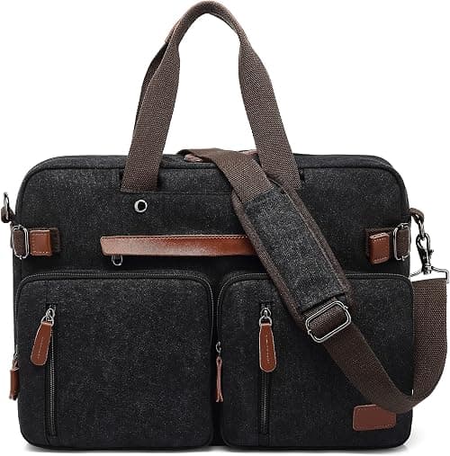 CoolBELL Laptop Backpack Briefcase Shoulder Bag 3 in 1 Convertible Bag Messenger Bag for Bussiness School and Travel for Men Women on Amazon.ae - Price Tracker