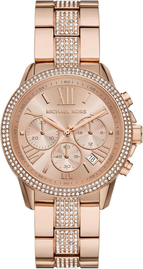 Michael Kors Brynn Women's Watch, Stainless Steel and Pavé Crystal Watch for Women on Amazon - Best Deal Finder