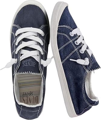 Dunes Sport Women's Reesa Canvas Sneaker على Amazon.ae - متتبع الأسعار