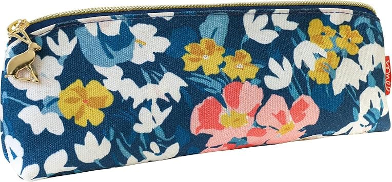 Joules Bright Side Floral Pencil Case | Pencil Case For Girls For Boys | Pencil Pouch For School Kids | Pencil Box for boys | Cute Pencilcase | School Pouch Stationery Box | Blue Yellow على Amazon.ae - متتبع الأسعار