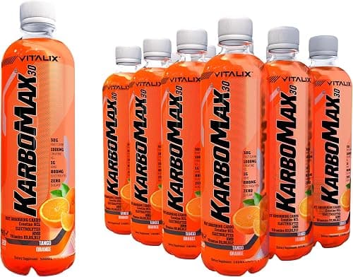 Vitalix KarboMax 30 - Tango Orange | Weight Gain Drink | Fast Carb with 30g Carbs, 1000mg HCL Creatine, 1g HMB, 880mg Electrolytes, Vitamins B, Zero Sugar, 500ml - Pack of 12 on Amazon.ae - Price Tracker