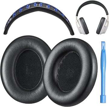 AHG Accessory House Global QC Ultra Replacement ear pad and Headband Pad Kit cushion compatible with Bose QuietComfort Ultra Wireless Headphones (Black). Easy DIY Installation + great comfort on Amazon - Best Deal Finder