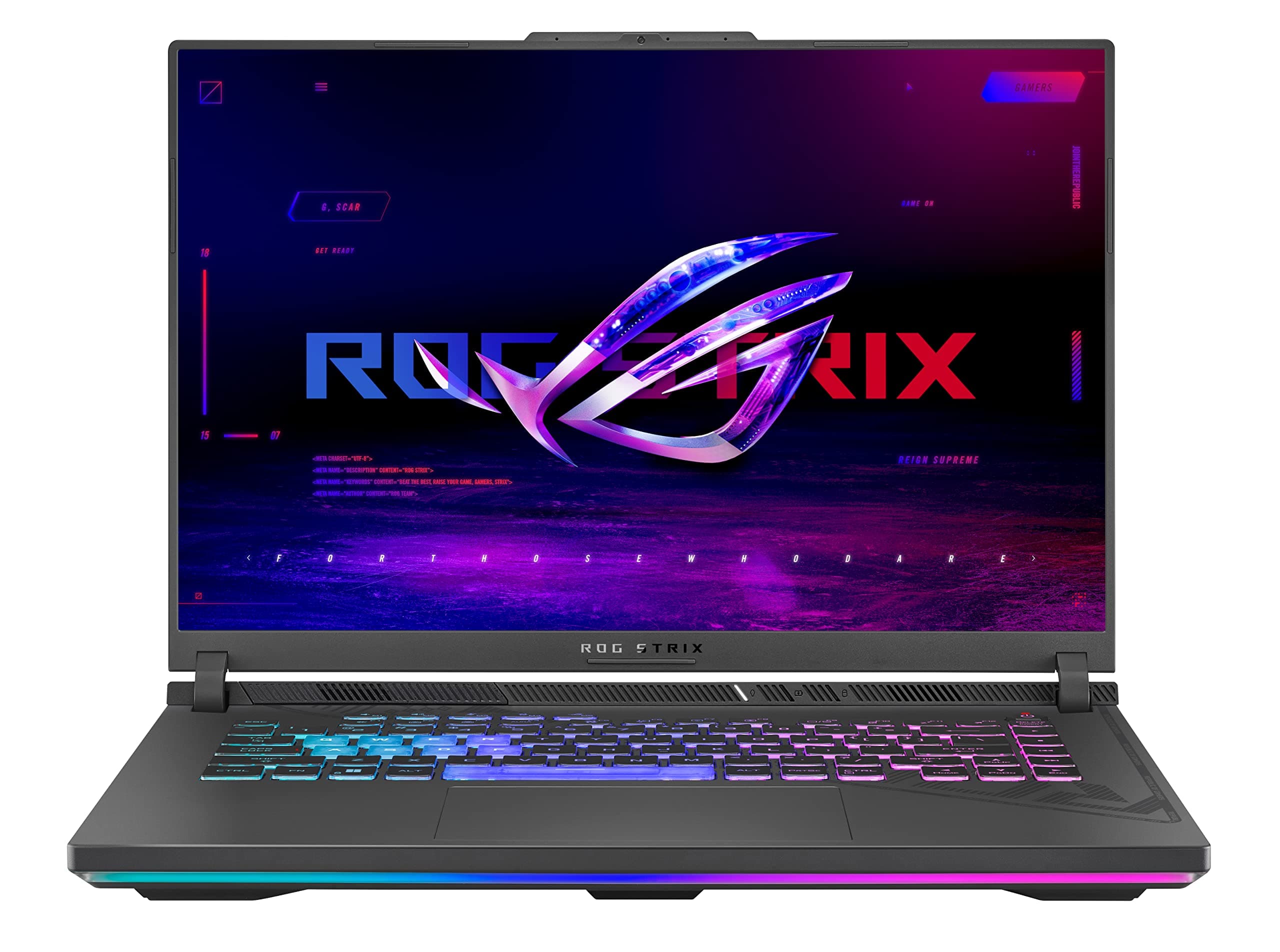 ASUS ROG Strix G16 Gaming Laptop, 16" 165Hz FHD IPS Display, Intel Core i7-13650HX, 16GB DDR5 RAM, 1TB SSD, NVIDIA GeForce RTX 4060, Wi-Fi 6E, English Keyboard, Windows 11 Home (US Version) on Amazon.ae - Price Tracker