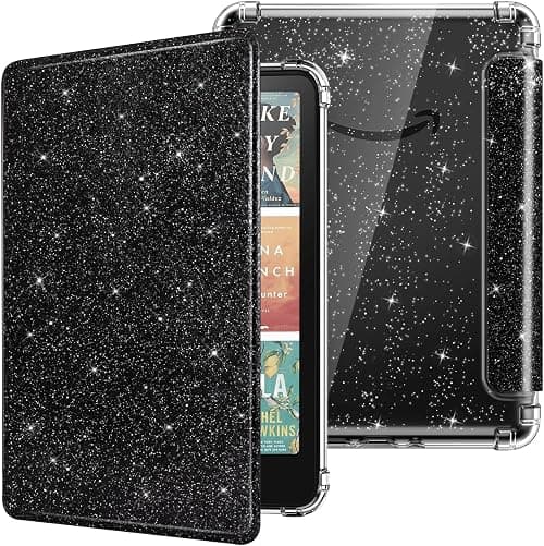 Moko Case for 7" Kindle Paperwhite 12th Generation 2025/2024, Glitter Black على Amazon.ae - متتبع الأسعار