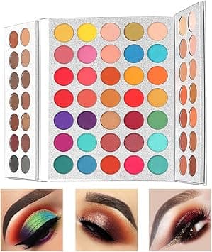Beauty Glazed Professional Makeup 63 Colours eyeShadow Palette Powder With Profession Makeup Brushes Set and Powder Blender Gorgeous Me Cosmetics Perfect Color eye Shadow Tray Set on Amazon.ae - Price Tracker