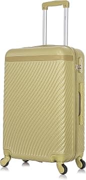 Senator ABS Lightweight Travel Luggage Trolley with 4 Quite Spinner wheels KH1065 (Checked Luggage 24-Inch, Tea Green) on Amazon - Best Deal Finder