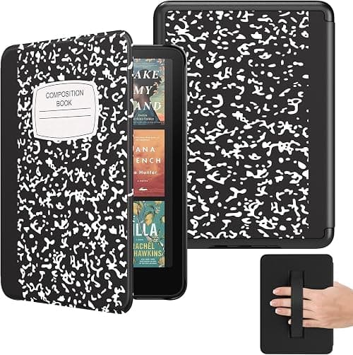 MoKo Case for New 7" Kindle Paperwhite(12th Gen 2024) and Kindle Colorsoft Signature Edition 2024, Lightweight Shell Cover with Hand Strap Auto Wake/Sleep for Kindle Paperwhite 2024, Notebook Black on Amazon.ae - Price Tracker