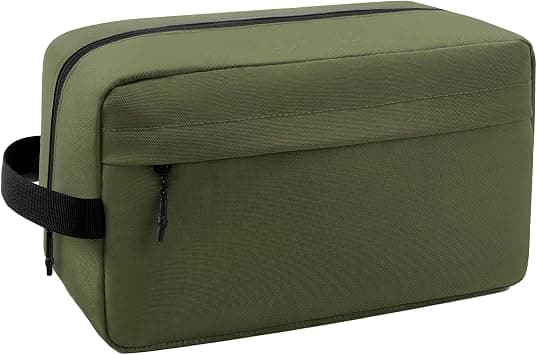Vorspack Water Resistant Travel Toiletry Bag for Men - Large & Green on Amazon - Best Deal Finder