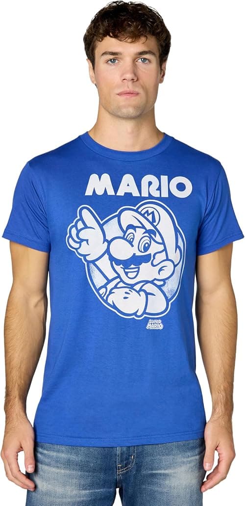 Nintendo تي شيرت لذا ماريو للرجال على أمازون - دليلك لأفضل العروض