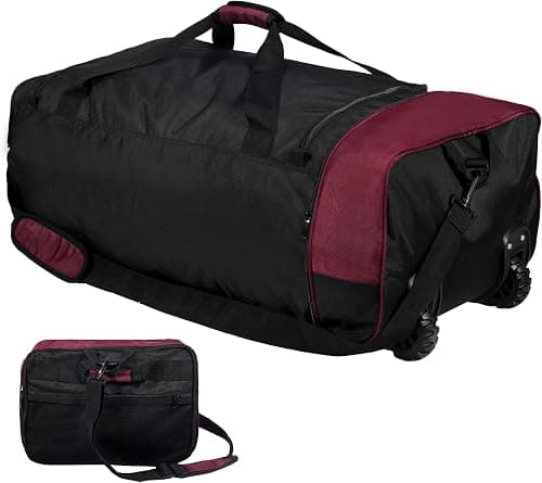 REDCAMP 85L/120L/140L Foldable Duffle Bag with Wheels, Large Travel Duffel Bag on Amazon.ae - Price Tracker