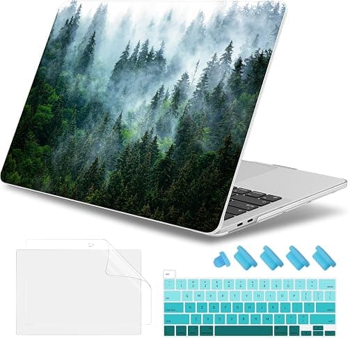 May Chen Compatible with MacBook Pro 13 inch Case 2022 2021 2020 Release Models A2338 M2 M1 A2251 A2289, Plastic Hard Shell Case for MacBook Pro 13 inch with Touch Bar Fits Touch ID, Forest on Amazon.ae - Price Tracker