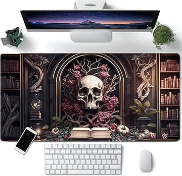CYZFF Goth Desk Mat Gothic Large Mouse Pad XXL Desk Pad Gaming Mousepad Extended Keyboard Mat 31.5 x 15.7 in Laptop Computer Keyboard Pad Mouse Mat for Office Desk Decor - Amazon.ae Price Tracker