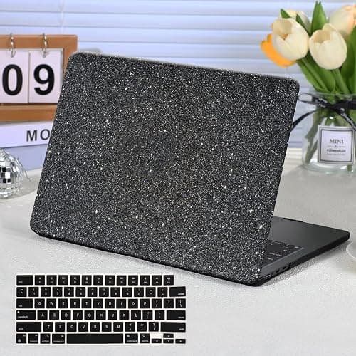 Funut for MacBook Pro 16 Inch Case 2024 2023 2022 2021 Model M3 A2991 M2 A2780 M1 A2485 Pro Max, PU Leather Hard Shell Laptop Cover with Keyboard Cover for Mac Pro 16" M3/M2/M1, Flash Gray على Amazon.ae - متتبع الأسعار