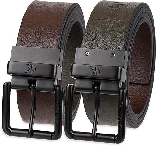 Calvin Klein Men's Smooth Leather Reversible Belt Smooth Leather Reversible Belt on Amazon.ae - Price Tracker