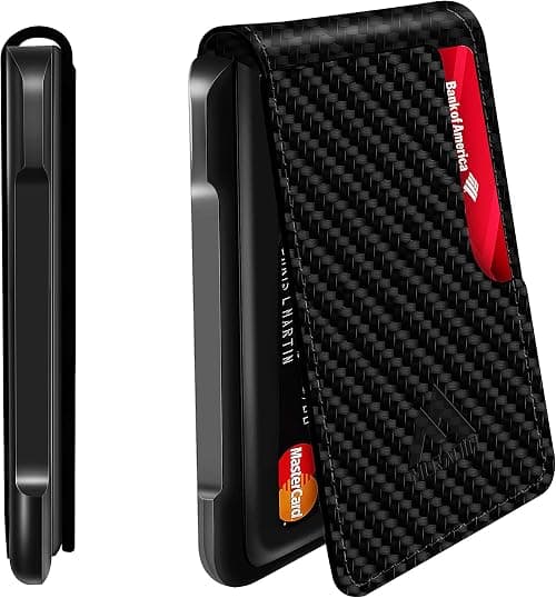 MURADIN Mens Wallet Tactical Bifold Wallets for Men Metal RFID Blocking Aluminum Money Cards Holder Gifts for Men on Amazon.ae - Price Tracker