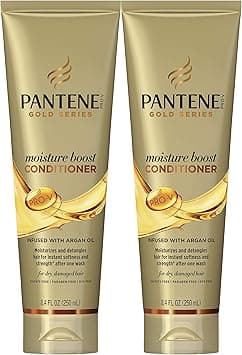 Pantene, Sulfate Free Conditioner, Moisture Boost, Pro-V Gold Series, for Natural and Curly Textured Hair, 8.4 fl oz, Twin Pack on Amazon.ae - Price Tracker