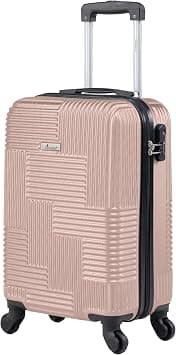 Senator Hard Case Checked Bag 24 Inches Medium Suitcase with Wheels for Unisex – KH110 | ABS Lightweight Hard Shell Luggage with Spinner Wheels 4 (Checked Luggage 24-Inch, Rose Gold) on Amazon.sa - Price Tracker