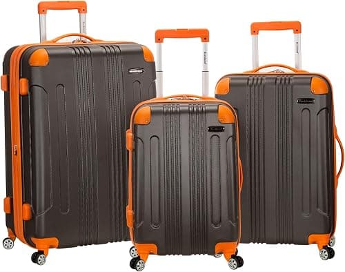 Rockland Hardside Expandable Luggage with Spinner Wheels, Multicolor on Amazon.ae - Price Tracker