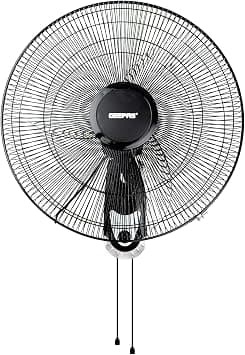 Geepas GF9604 18-Inch Wall Fan - 3 Speed with Oscillating & Overheat protected | Wall Mount Cooling Fan for Home, Green House, Work Room or Office Use on Amazon.ae - Price Tracker