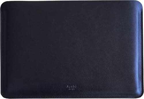 Case 13-inch MacBook Air 2023 M1 M2 chip Genuine Vintage Leather Sleeve A2337 A2179 A1932 (2018-2023) MacBook Pro M1/A2338 A2251 A2289 (2016-2021) (Horizontal, Black) on Amazon.ae - Price Tracker
