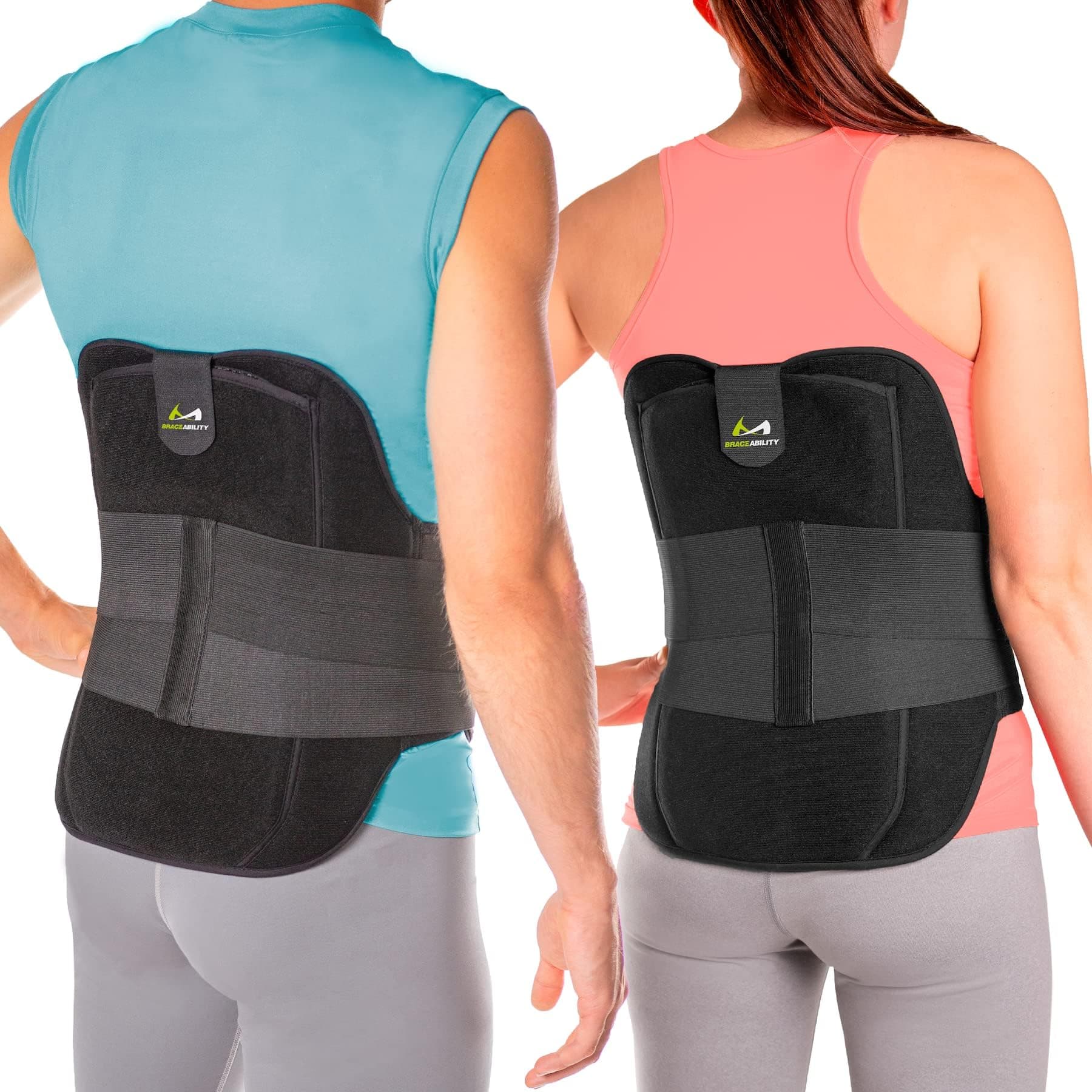 BraceAbility LSO Back Brace for Herniated, Degenerative & Bulging Disc Pain Relief, Sciatica, Spine Stenosis | Medical Lumbar Support Device for Post Surgery & Fractures with Hot/Cold Therapy (L) on Amazon.ae - Price Tracker