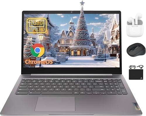 Lenovo Chromebook Premium 15.6" FHD Slim Light Laptop Computer Business & Student, Intel Celeron N4500, 4GB RAM, 192GB Storage (64GB eMMC+ 128GB Card), WiFi 6, Long Battery, Chrome OS HubxcelAccessory on Amazon.ae - Price Tracker