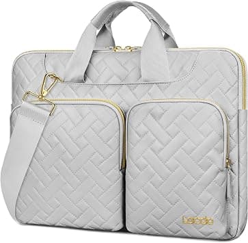 Lacdo 360° Protective Laptop Shoulder Bag for 13 inch New MacBook Air M5 A3449 (2026), M4 A3240 2025, M3 A3113, M2 A2681, M1 A2337 A2179 A1932 | 13 inch MacBook Neo A18 Pro A3404 (2026),Space Gray on Amazon.ae - Price Tracker