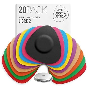 Not Just A Patch Freestyle Libre 2 Sensor Covers (20 Pack) CGM Sensor Patches for Freestyle Libre 2 - Water Resistant & Durable for 10-14 Days - Pre-Cut in Multicolor on Amazon.ae - Price Tracker