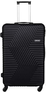 Lightweight Luggage Checked Bag- Durable Hard Shell 32 Inches Carry upto 40kg Suitcase for Unisex Travel | ABS Extra Large Hard with Spinner Wheels 4 (32 Inch (82 cm), Black) on Amazon.ae - Price Tracker