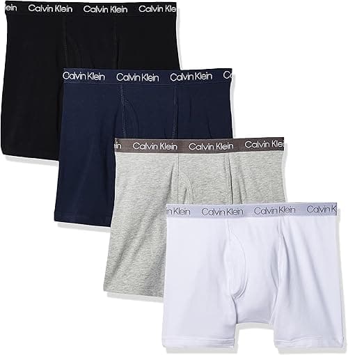 Calvin Klein boys Calvin Klein Boys Underwear 4 Pack Boxer Briefs Value Pack Boxer Briefs on Amazon.ae - Price Tracker