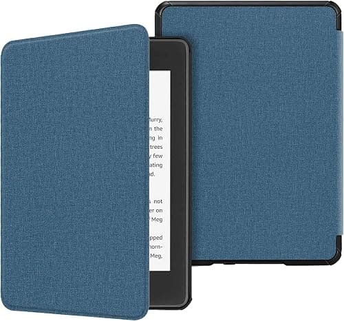 Zuooiec Case for Kindle Paperwhite 12th Gen 2024 (7") and Kindle Colorsoft Signature Edition - PU Leather Cover with Auto Sleep Wake Feature for Kindle Paperwhite Signature 2024 Released, Navy Blue on Amazon.ae - Price Tracker