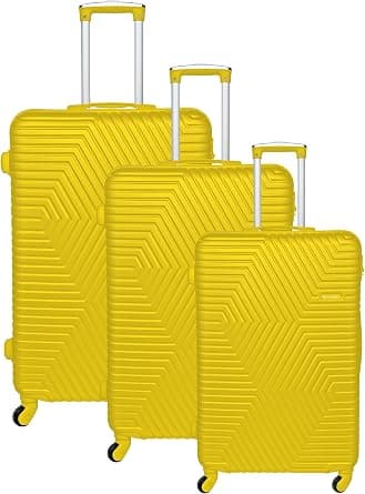 TrekKit Lightweight Luggage Set Checked Bag- 20/24/28 Inches Hardshell Suitcase Spinner Luggage for Travel | ABS Luggage with 4 Spinner Wheels على Amazon.ae - متتبع الأسعار