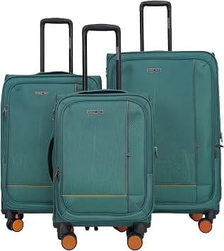 Parajohn Hyper Trek 3 Pieces Set 8 Wheels Soft Luggage - Navy/Blue on Amazon.ae - Price Tracker