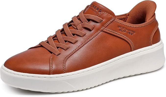 Skechers Court Break - Double Vented Hands Freee Slip-ins mens Sneaker on Amazon.ae - Price Tracker