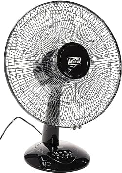 Black & Decker 60W Desktop Fan/Table Fan 16 Inch Fan Diameter 90°, Wide Swing 3 Speeds Plus Modes And 5AS Blade, For The Perfect Temperature FD1620-B5 2 Years Warranty on Amazon.ae - Price Tracker