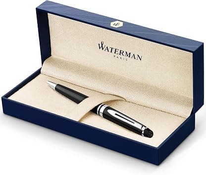 WATERMAN EXPERT BLACK CHROME TRIM BALLPOINT PEN 9322 on Amazon.sa - Price Tracker
