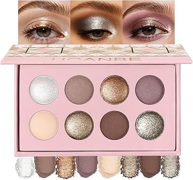 UCANBE 8 Color Matte Sparkling Shimmer Baked Eyeshadow Palette – Highly Pigmented, Smooth & Blendable Formula with Neutral & Earthy Tones for Everyday & Dramatic Eye Makeup Pallet on Amazon.ae - Price Tracker